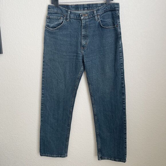Wrangler Other - Wrangler Jeans Mens 34x30 Blue Regular Fit 9TRGAMD Denim Cowboy Western Casual